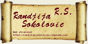 Ranđija Sokolović vizit kartica